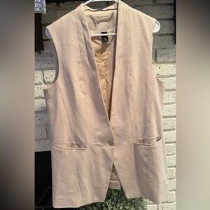 White House Black Market Cream Blazer